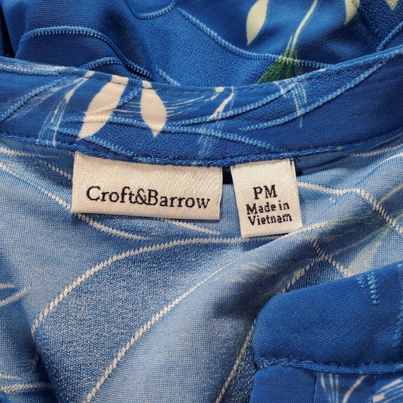 🆕️ Croft and Barrow Pleated Front Top - Sz MP - Picture 6 of 6